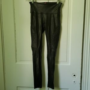 Spanx moto leggings